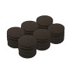 SuperSliders 24pk Round Felt 1.5'' Furniture Pads Brown - 2 of 4