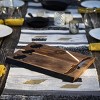 NCAA Georgia Bulldogs Delio Acacia Wood Cheese Cutting Board and Tool Set - 4 of 4