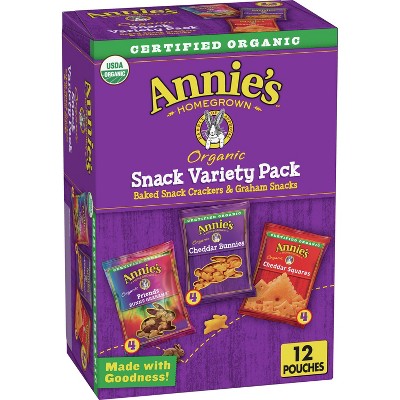 Annie's Homegrown Variety Snack Pack - 12ct