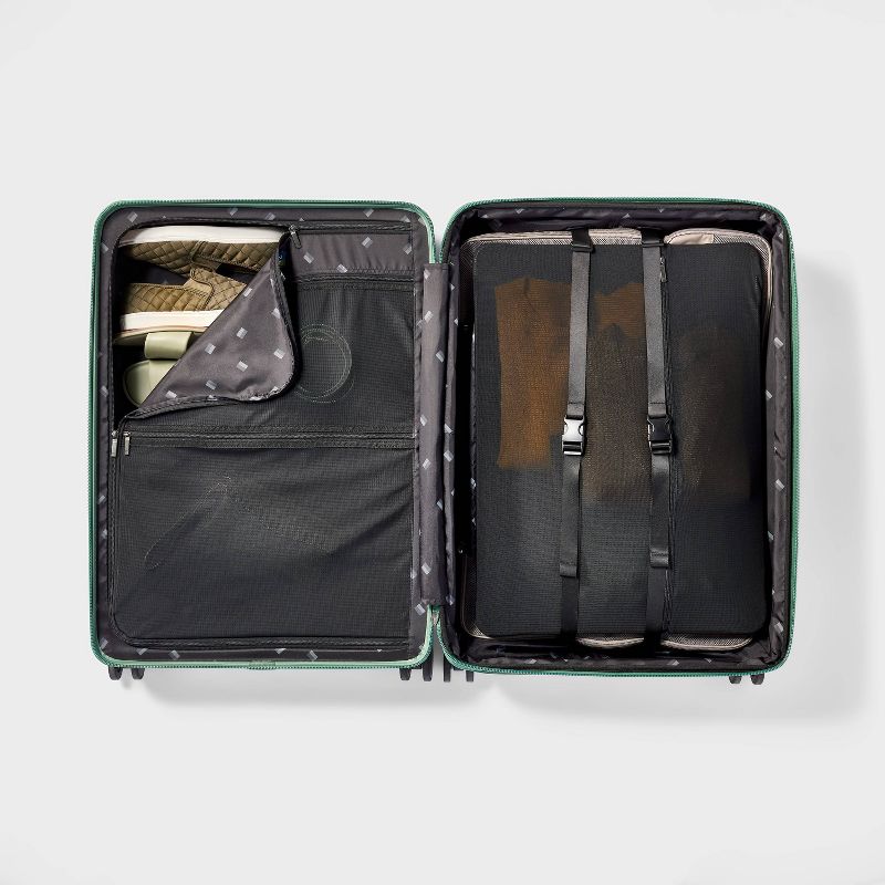 Signature Hardside Large Checked Spinner Suitcase - Open Story™, 6 of 9