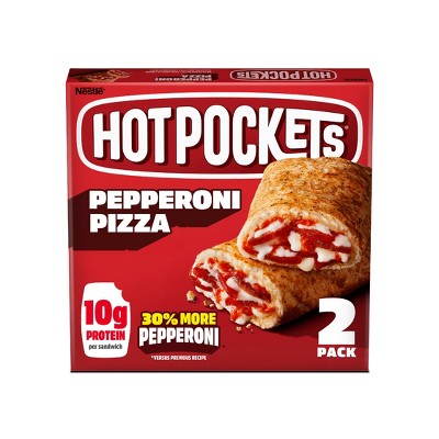 Hot Pockets Frozen Garlic Buttery Crust Pepperoni Pizza Sandwiches