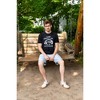 Mens Camp Crystal Lake T shirt Funny Graphic Camping Vintage Adult Novelty Tees - Crazy Dog Men's T Shirt - 3 of 4