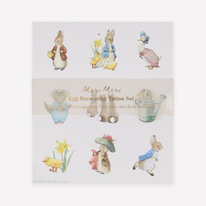 Meri Meri Peter Rabbit™ In The Garden Egg Decorating Tattoos (Pack of 27) - 1 of 1