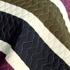 Slickblue 3 Piece Full/Queen, Soft Vermicelli Quilted Quilt and Shams, Quilt Set, Vertical Stripes, 9 Options - 3 of 4