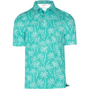 HAPPY BAY Mens Polo Shirts Short Sleeve Dri Fit Men's Summer Polos Moisture Wicking Shirt Collar Dress Tshirt Golf Shirts for Men - 1 of 4