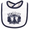 Hudson Baby Infant Boy Cotton Bib and Sock Set 5pk, Homeslice, One Size - 2 of 4