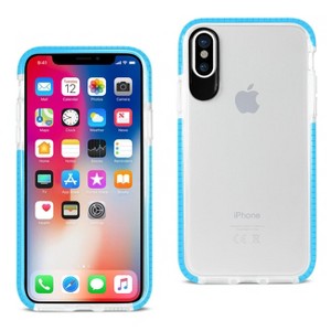 Reiko iPhone X/iPhone XS Soft Transparent TPU Case in Clear Blue - 1 of 4