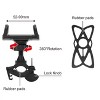 Reiko Universal Bicycle Phone Mount Adjustable Fits Cradle Clamp Handlebar Holder - 4 of 4