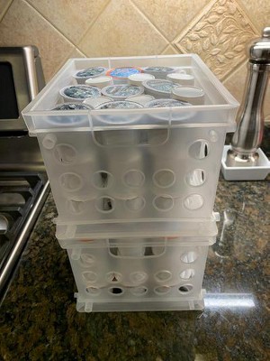 Sterilite Mini Crate Stackable Plastic Storage Bin Organizer w/ Handles, 24  Pack, 1 Piece - Fry's Food Stores