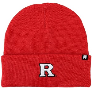 Rutgers University Logo Knit Beanie for Men and Women, Red - 1 of 4