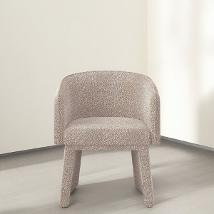 ROOMTEC Accent Arm Chair, Minimalist Style Leisure Backrest Chair, Living Room Barrel Chair, for Bedroom, Office - 1 of 4