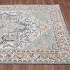 LUXE WEAVERS Floral Medallion Indoor Area Rug - 3 of 4