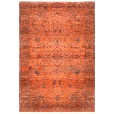 Nuloom Alethia Herati Fringe Vintage Indoor Area Rug - Orange 3' x 5'