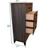 DOMETOUR Contemporary Style 5-Drawer Chest Made with Wood in Gray - 3 of 4