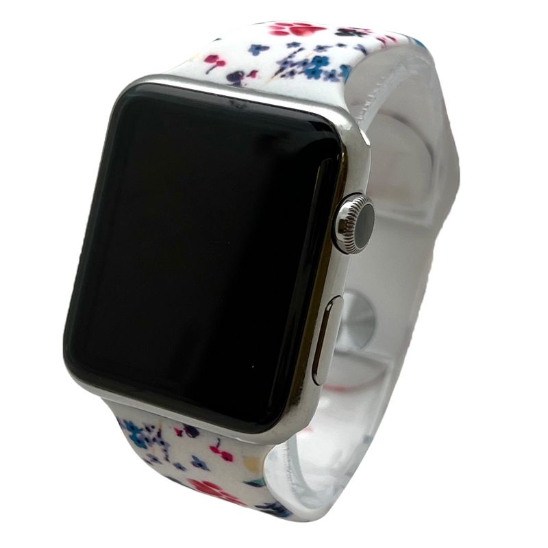 Olivia Pratt Multiple Printed Silicone Apple Watch Band, 3 of 5