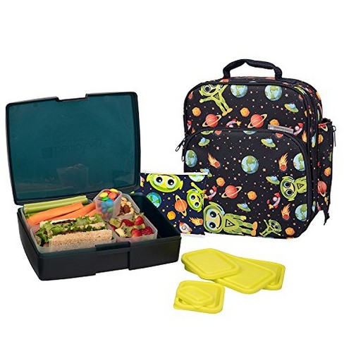 Bixbee Rocketflyer Lunchbox - Kids Lunch Box, Insulated Lunch Bag