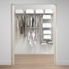 Costway Custom Closet Organizer Kit 4 to 6 FT Wall-mounted Closet System w/Hang Rod White\Grey - 4 of 4