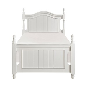 Twin Size Platform Bed with Headboard and Footboard for Bedroom - 1 of 4