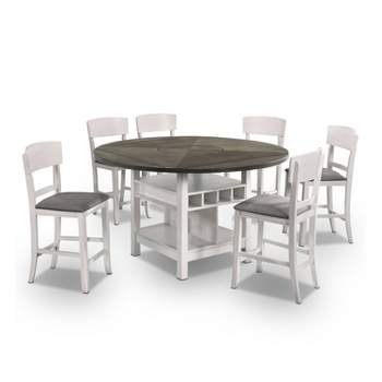 7pc Summerland Transitional Counter Height Dining Set - HOMES: Inside + Out