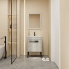 Freestanding Bathroom Vanity with Ceramic Sink, Dual-Purpose Wall-Mounted/Floor-Standing Design, Adjustable Shelf - 3 of 4