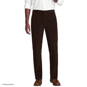 Lands' End Men's Corduroy Comfort Waist Traditional Fit Plain