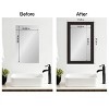 Amanti Art Mirror Makeover Bathroom Mirror Frame Border Kit - Fully Assembled Peel and Stick Frame - Mirror NOT Included - Furniture Espresso Trim - 4 of 4