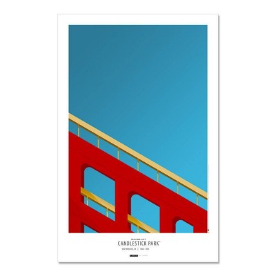 MLB San Francisco Giants Candlestick Park Art Poster
