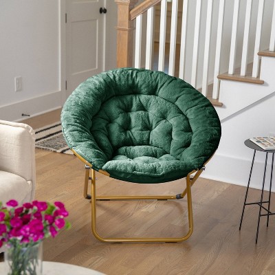 Alamont 38" Portable Folding Saucer Moon Chair
