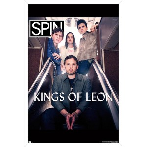 Trends International SPIN Magazine - Kings of Leon 21 Framed Wall Poster Prints - 1 of 4