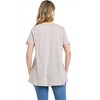 Women's Criss Cross Short Sleeve Top - MTS - 2 of 2