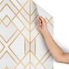 Elisabeth Fredriksson Golden Geometric Wallpaper Yellow - Deny Designs - 4 of 4