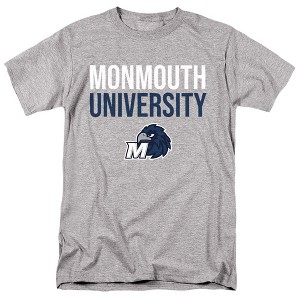 Men's Monmouth University Official Stacked T-Shirt - 1 of 4