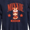 Boys' - Disney - Minnie Mouse Collegiate Graphic Long Sleeve Fleece Sweatshirt - 2 of 4