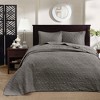 Elegant Reversible Bedspread Set, Classic Stitch Pattern Rich Depth and Texture Bedding Set, All Season Home Textile fits Lux Bedroom Decor - 2 of 4