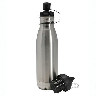 Danesco H2O Stainless Steel Reusable Eco Bottle, 27 Ounce