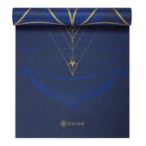 Gaiam Reversible Yoga Mat - (6mm) - 1 of 4