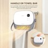 Karl Home 1500-Watt 12.3 in. Electric Wall Mount / Freestanding Ceramic PTC Space Heater with Handle - 3 of 4
