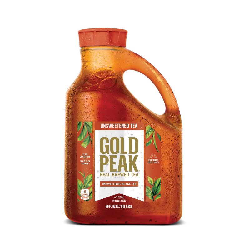 Gold Peak Unsweetened Black Iced Tea Drink - 89 fl oz, 2 of 9
