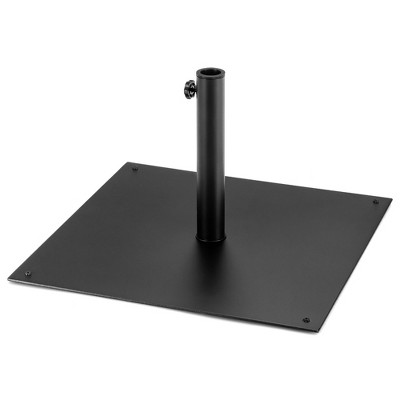Costway 40 LBS Square Umbrella Base Stand Weighted Patio Market Umbrellas Black