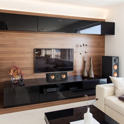 Kanto S10 Black Low-Profile Angled Sound Bar and Speaker Stand