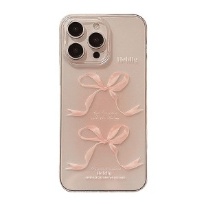 Alilang Bow Print Phone Case with Frosted Clear Finish and Slim Protective  Design - Apple iPhone 15 Pro : Target