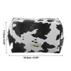 Unique Bargains Portable Makeup Bag Cosmetic Travel Toiletry Bag Waterproof Case Make Up Organizer Case for Women Black White - 4 of 4