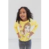 Disney Princess Ariel Cinderella Tiana Belle Jasmine Moana 3 Pack T-Shirts Toddler to Big Kid - 3 of 4