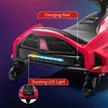24V Kids Ride on Drift Car for Kids, Electric Go-Kart Up to 7.5 mph Variable Speed,Music,Colorful Tail LED Light - 4 of 4