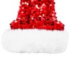 INSPIRE CHIC Women's Satin Hooked Finger Feather Fingerness Costplay Sleeves Gloves for Christmas Dance Party 1 Pair - 4 of 4