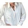 Women's Effortlessly Iconic Button Down Top - Plus - SKIES ARE BLUE - 2 of 3