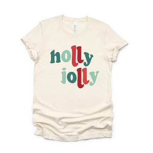 Simply Sage Market Women's Holly Jolly Colorful Short Sleeve Graphic Tee - 1 of 4
