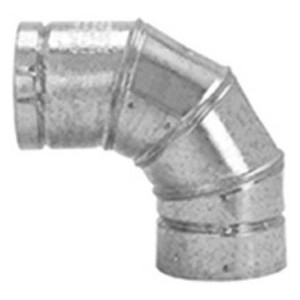 Selkirk 4" Diameter 90-Degree Adjustable Elbow, Aluminum Type B Gas Vent, 104230 - 1 of 1