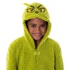 Seven Times Six Dr. Seuss GRINCH Matching Family Costume Pajama Union Suit Green - 4 of 4