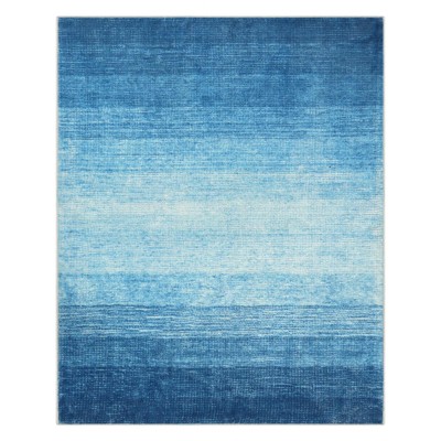 Lahome Abstract Ombre Plush Area Rug – Soft Gradient Accent with Non-Slip Backing